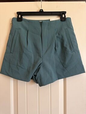 a new day Teal High-Waist Tailored Shorts